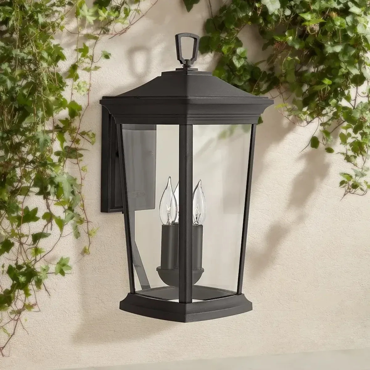 Hinkley Bromley 19 1/4" High Museum Black Outdoor Wall Light