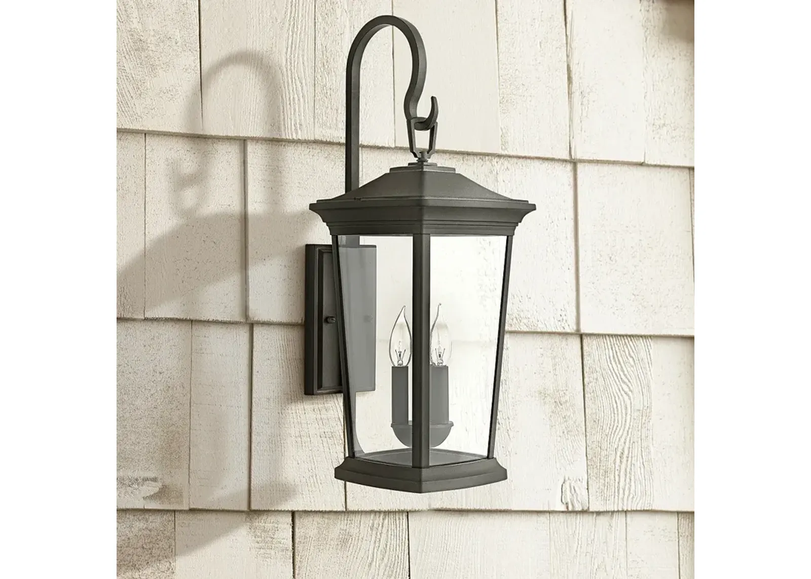 Hinkley Bromley 24 3/4" High Museum Black Outdoor Wall Light