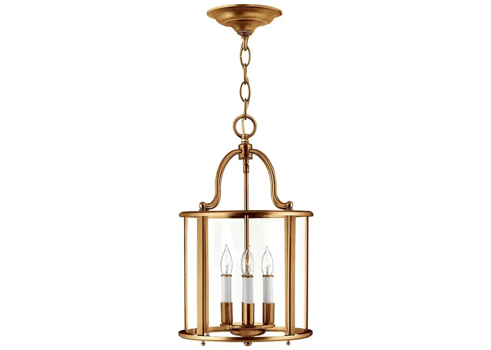 Hinkley Foyer 12" Wide Heirloom Brass Mini Pendant