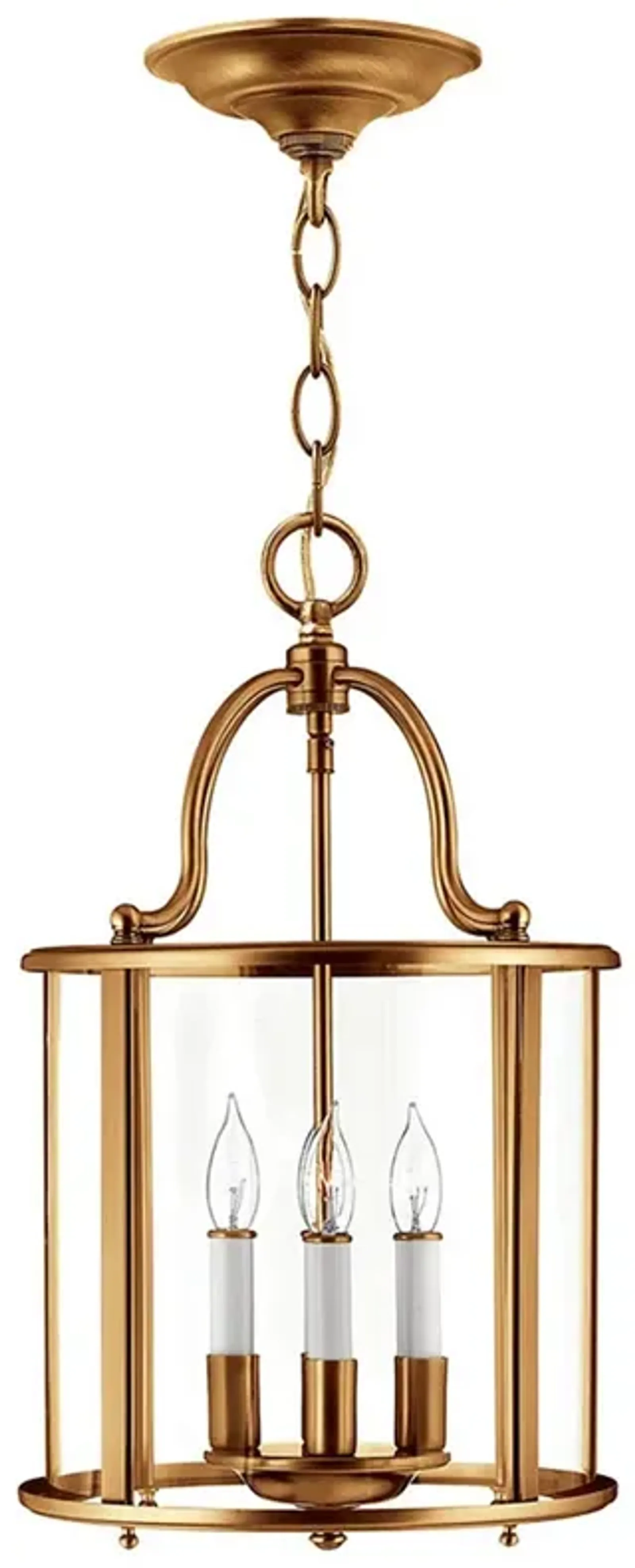 Hinkley Foyer 12" Wide Heirloom Brass Mini Pendant