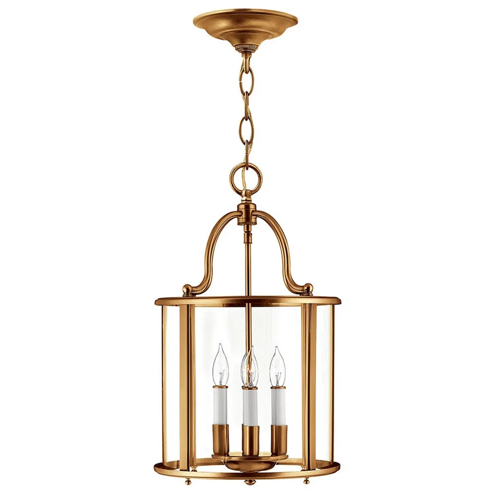 Hinkley Foyer 12" Wide Heirloom Brass Mini Pendant