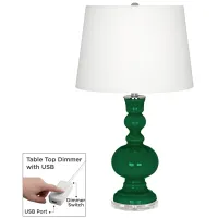 Greens Apothecary Table Lamp with Dimmer