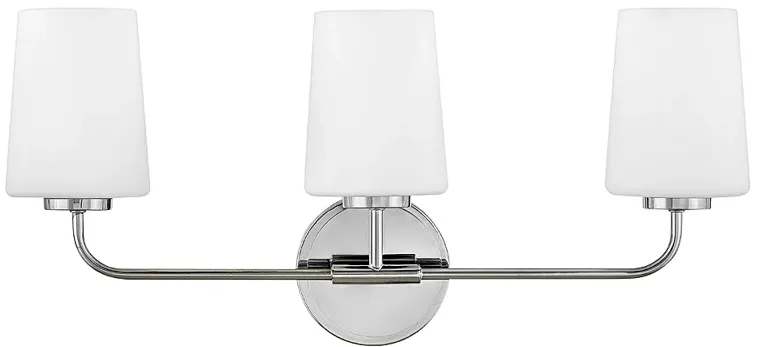 Lark-Kline Bath-Three Light Vanity-Chrome