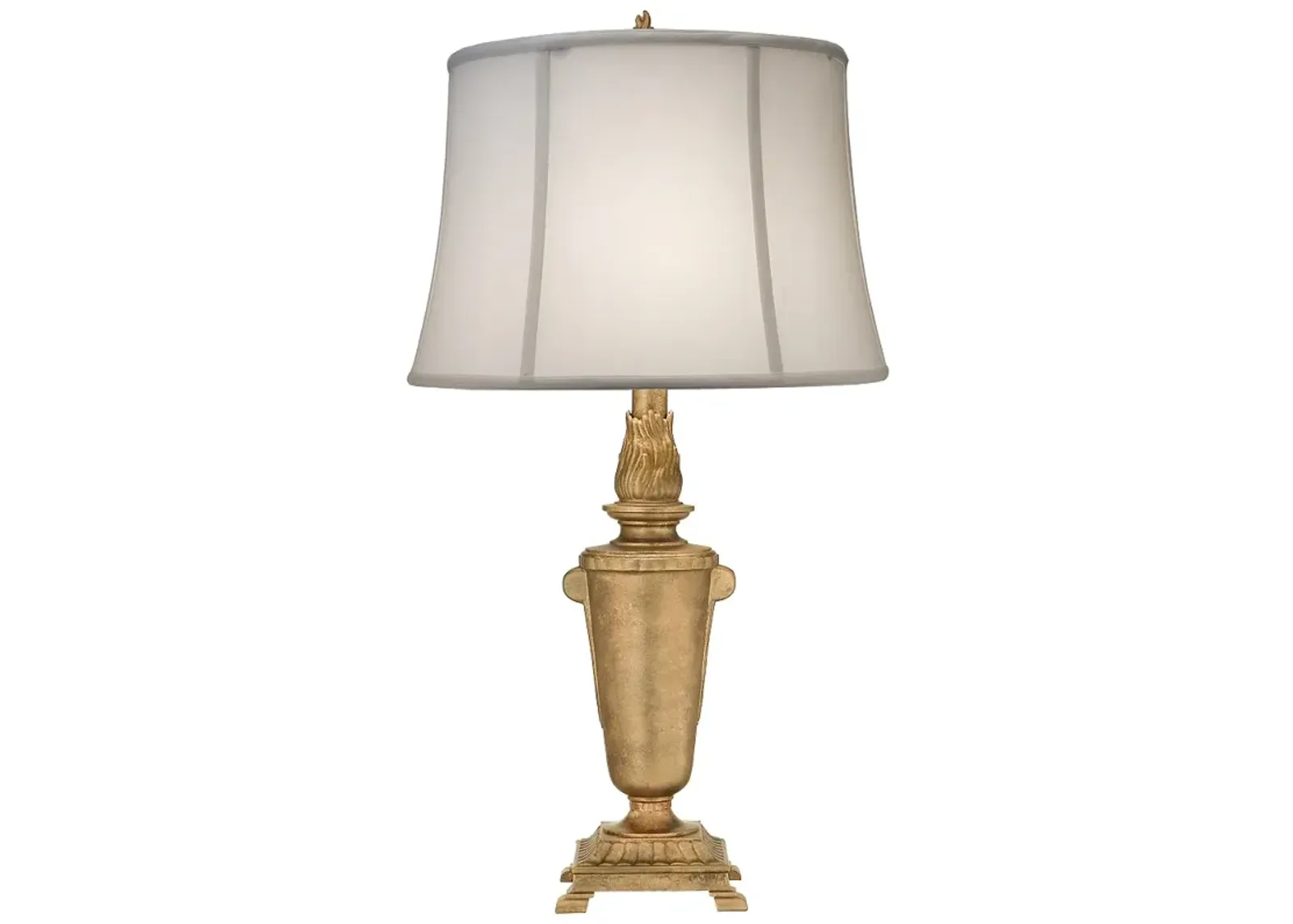 31" H Gilded Gold Urn Table Lamp