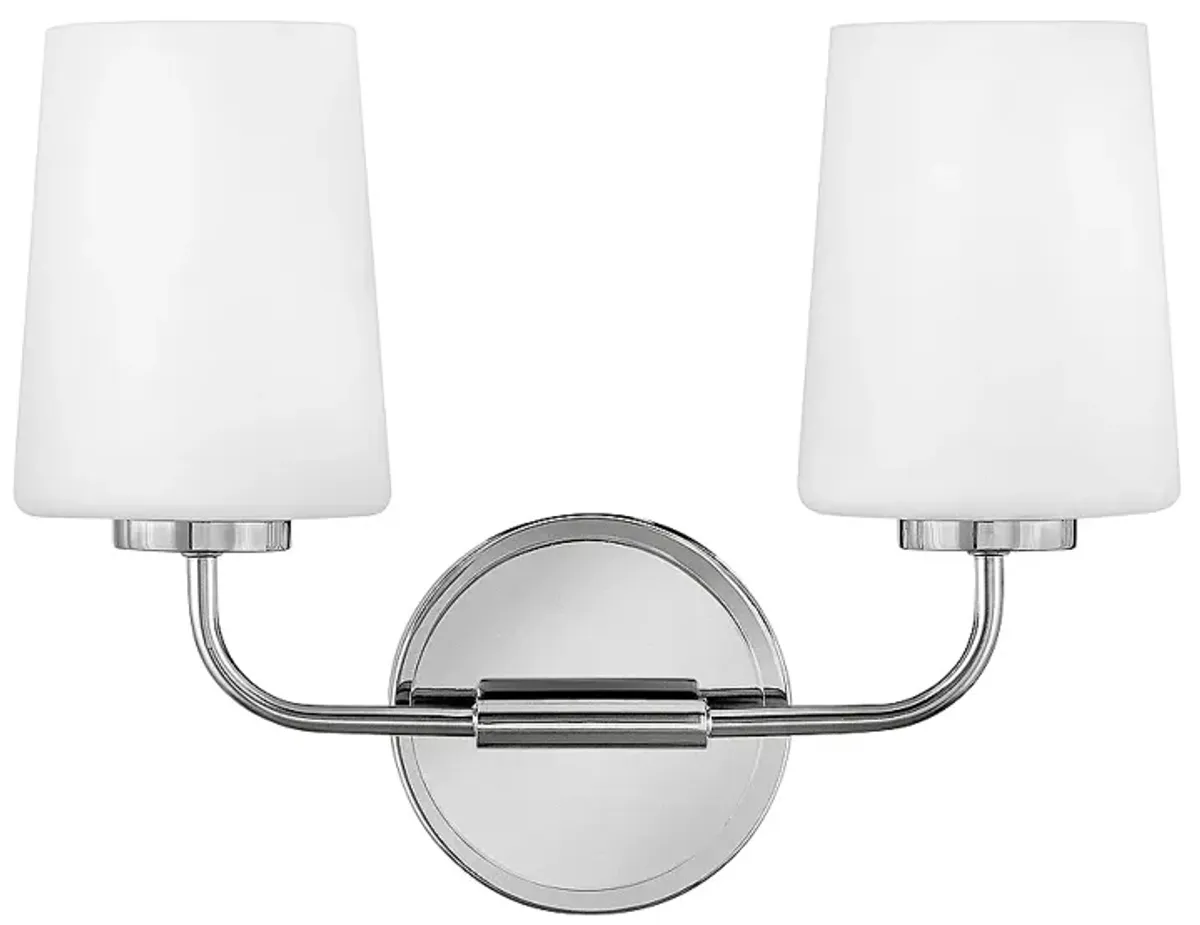 Lark-Kline Bath-Two Light Vanity-Chrome