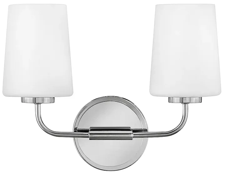 Lark-Kline Bath-Two Light Vanity-Chrome