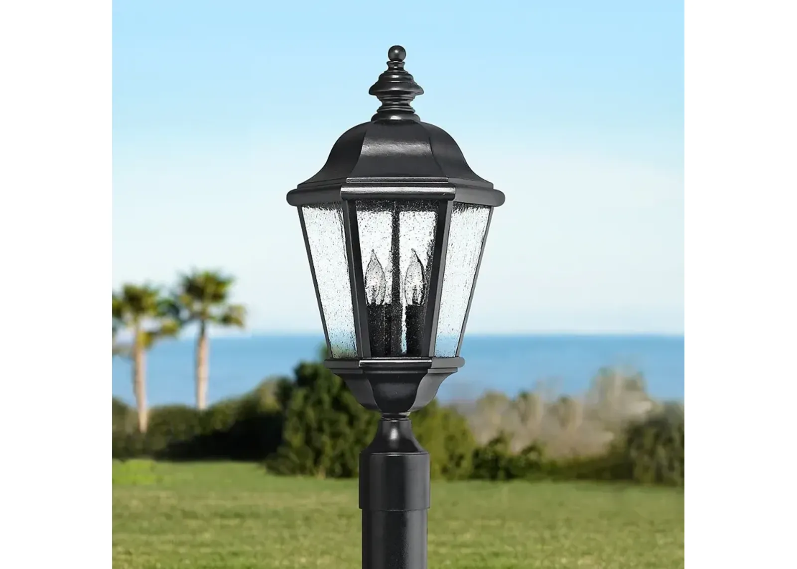 Hinkley Edgewater Black 20 1/2" High Outdoor Post Light