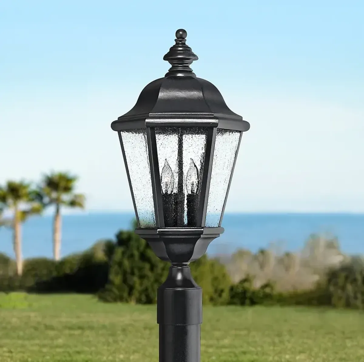 Hinkley Edgewater Black 20 1/2" High Outdoor Post Light