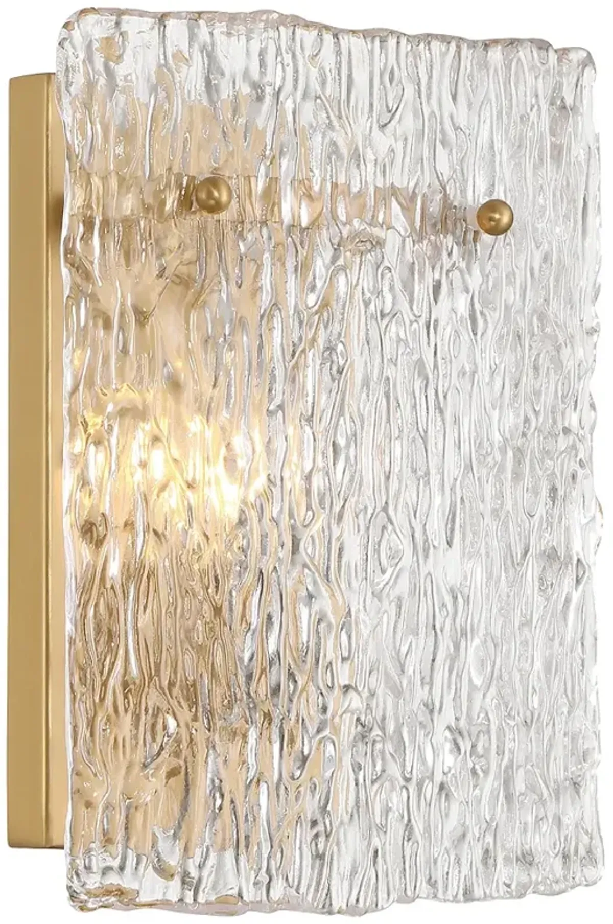 Metropolitan Brookstreet 1-Light 9.25-in Legacy Brass Indoor Wall Sconce