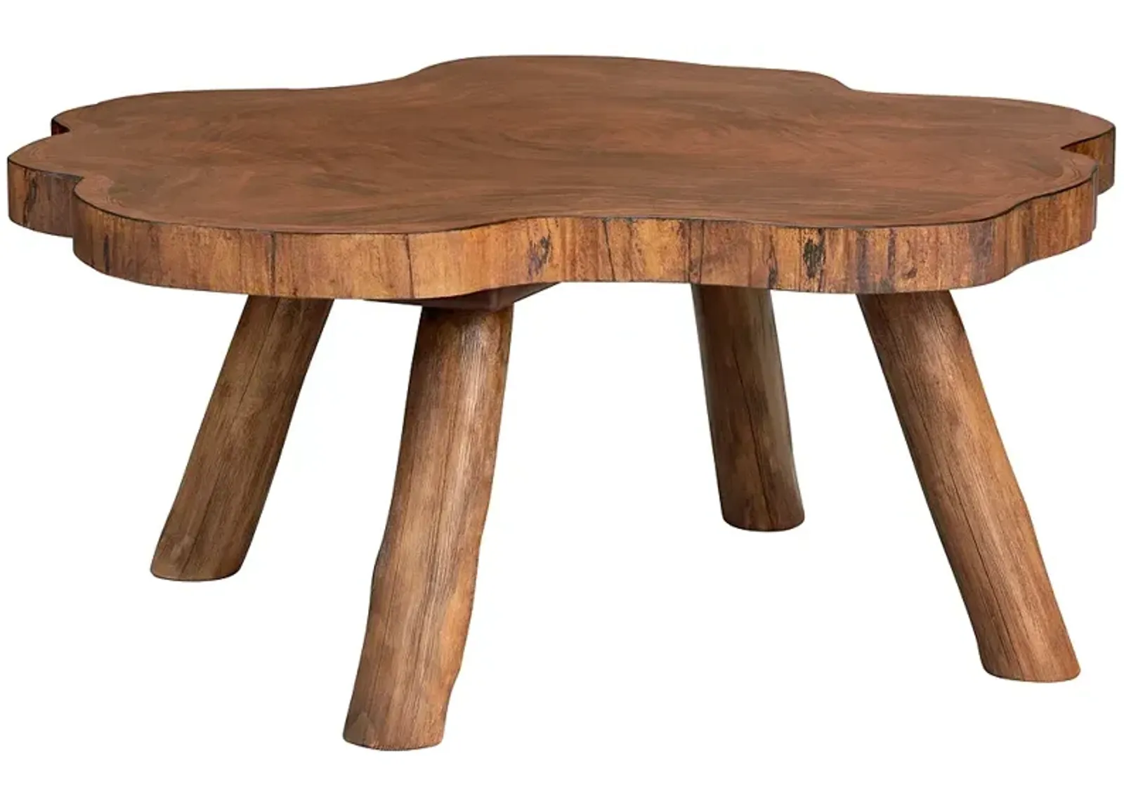 Crestview Collection Woodland Wooden Cocktail Table