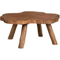 Crestview Collection Woodland Wooden Cocktail Table