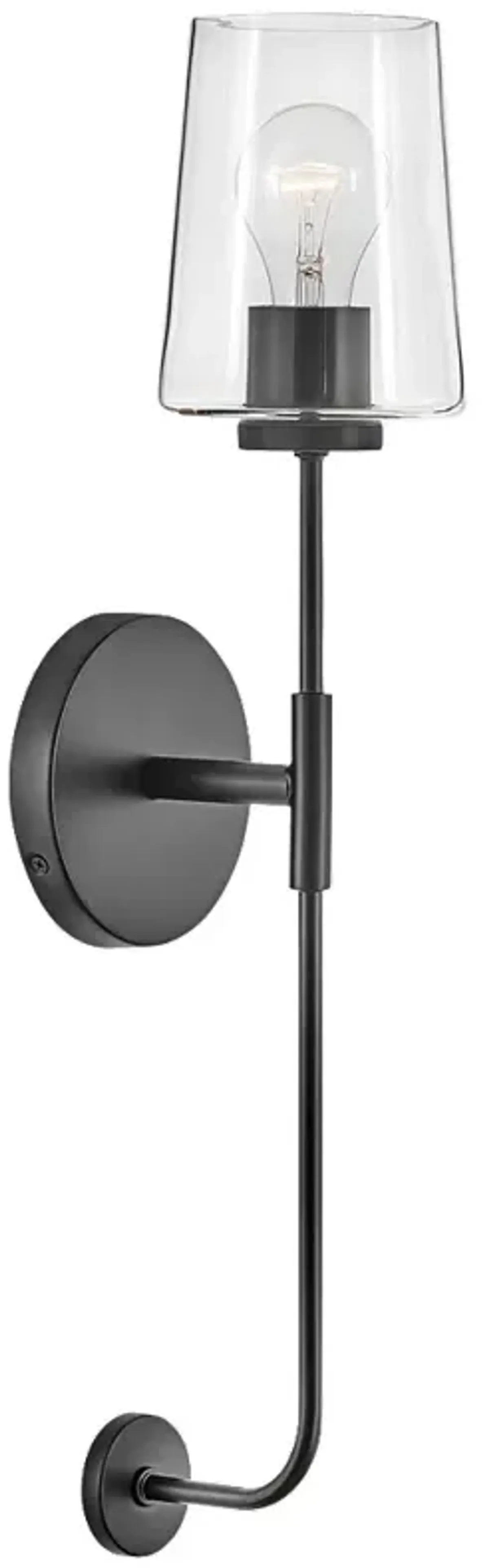 Lark-Kline Sconce-Single Light Tall Sconce-Black