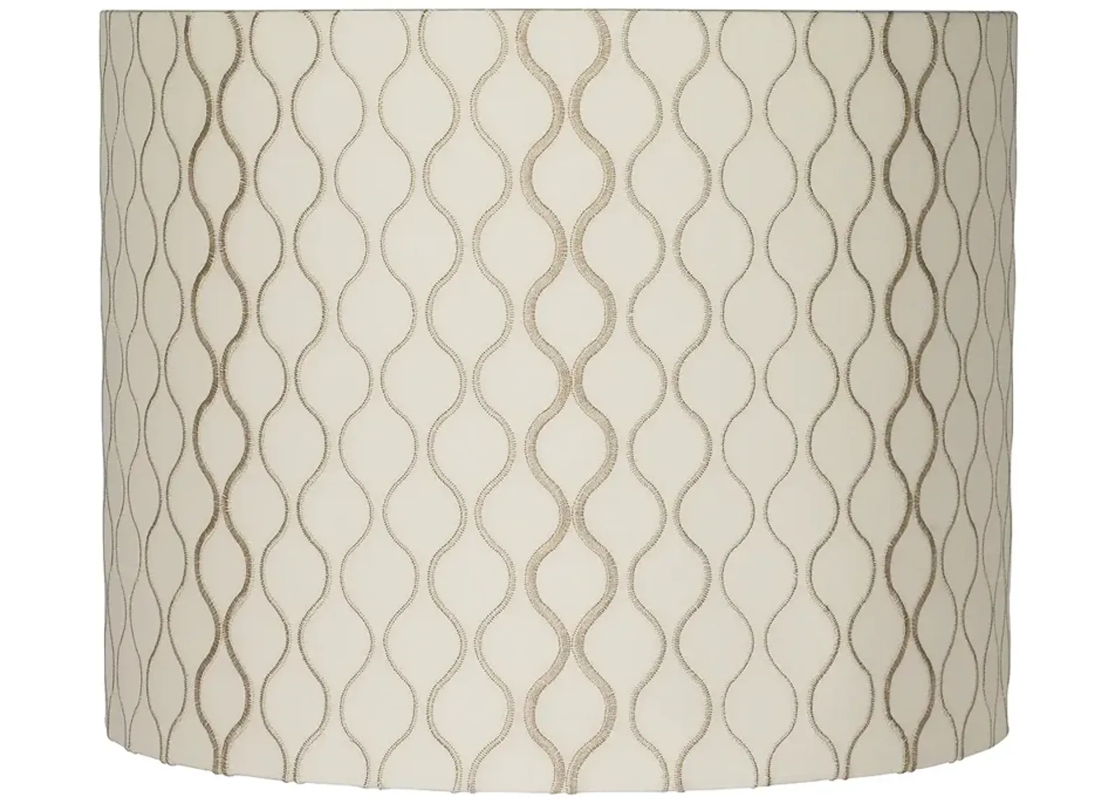 Embroidered Hourglass Lamp Shade 14x14x11 (Spider)