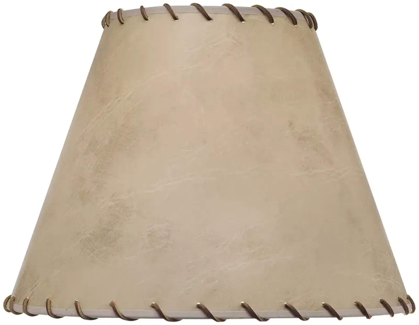 Stiffel Faux Calf Skin Empire Lamp Shade 8x16x12 (Spider)