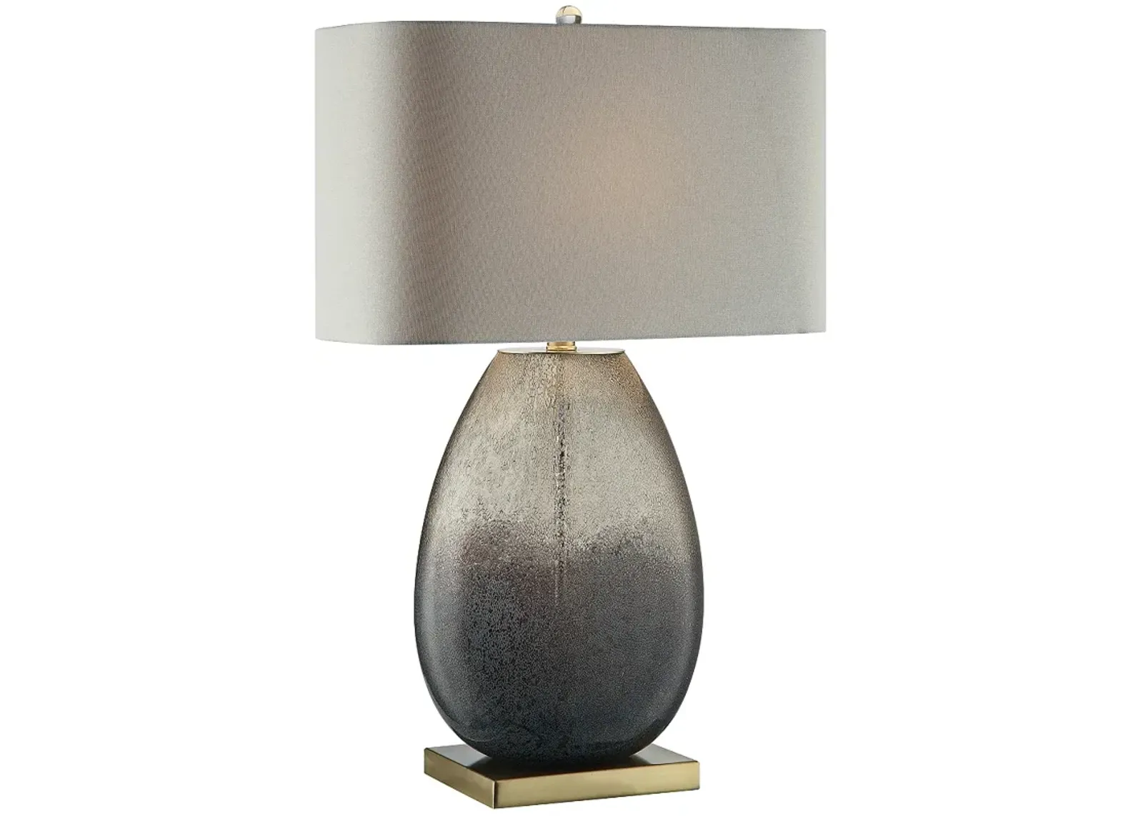 Crestview Collection Noah 29 1/2" High Modern Smoked Glass Table Lamp