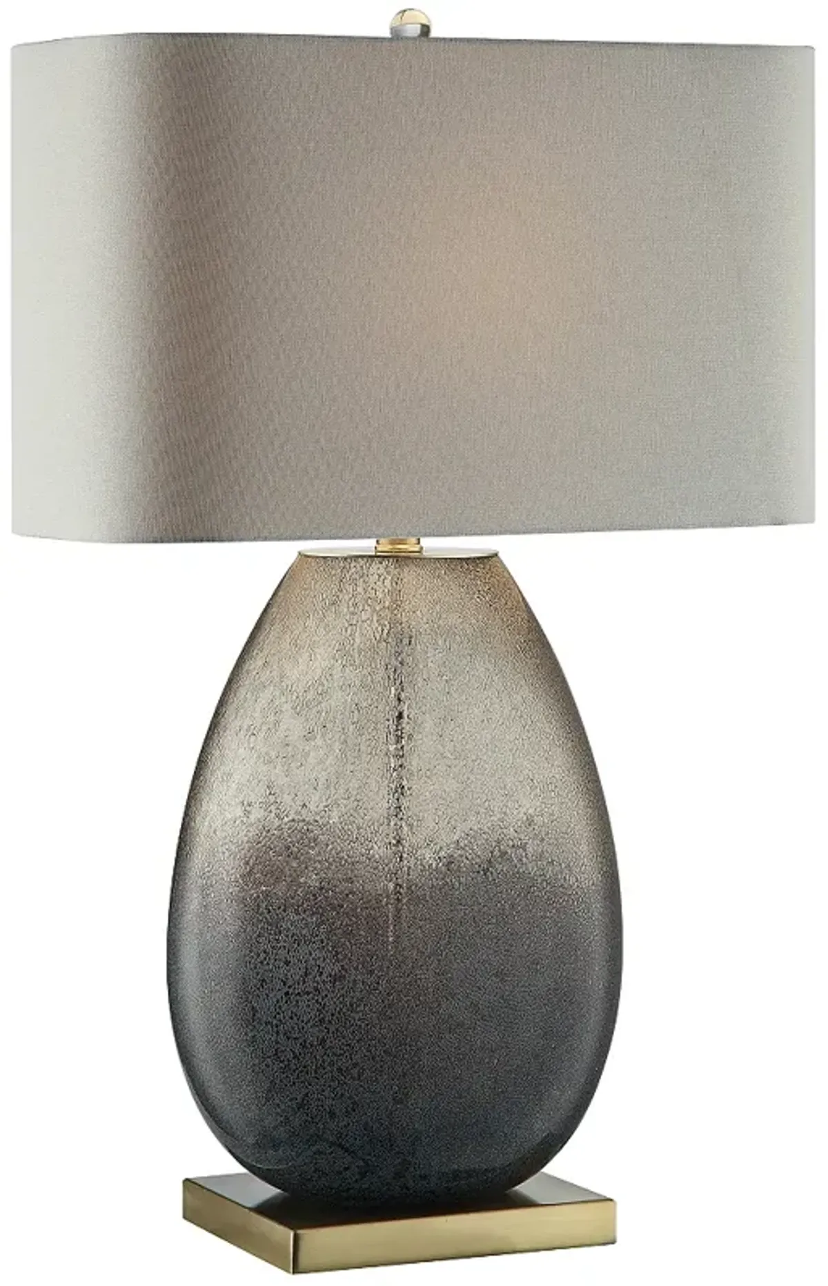 Crestview Collection Noah 29 1/2" High Modern Smoked Glass Table Lamp