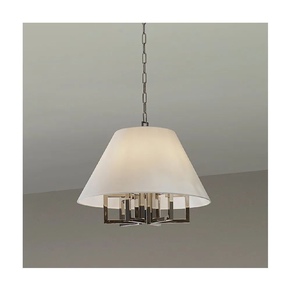 Crystorama Westwood 16" Wide Polished Nickel Chandelier