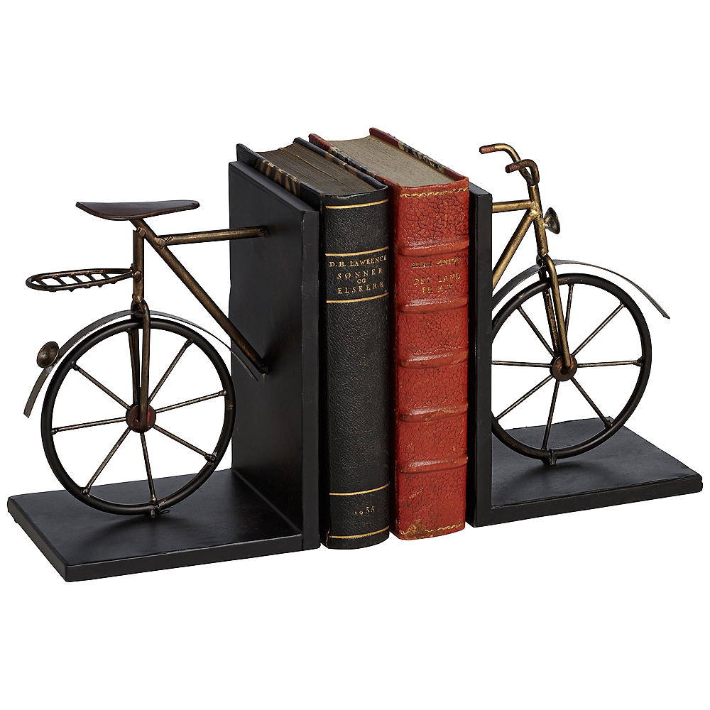 Vintage Bicycle Bookends Set