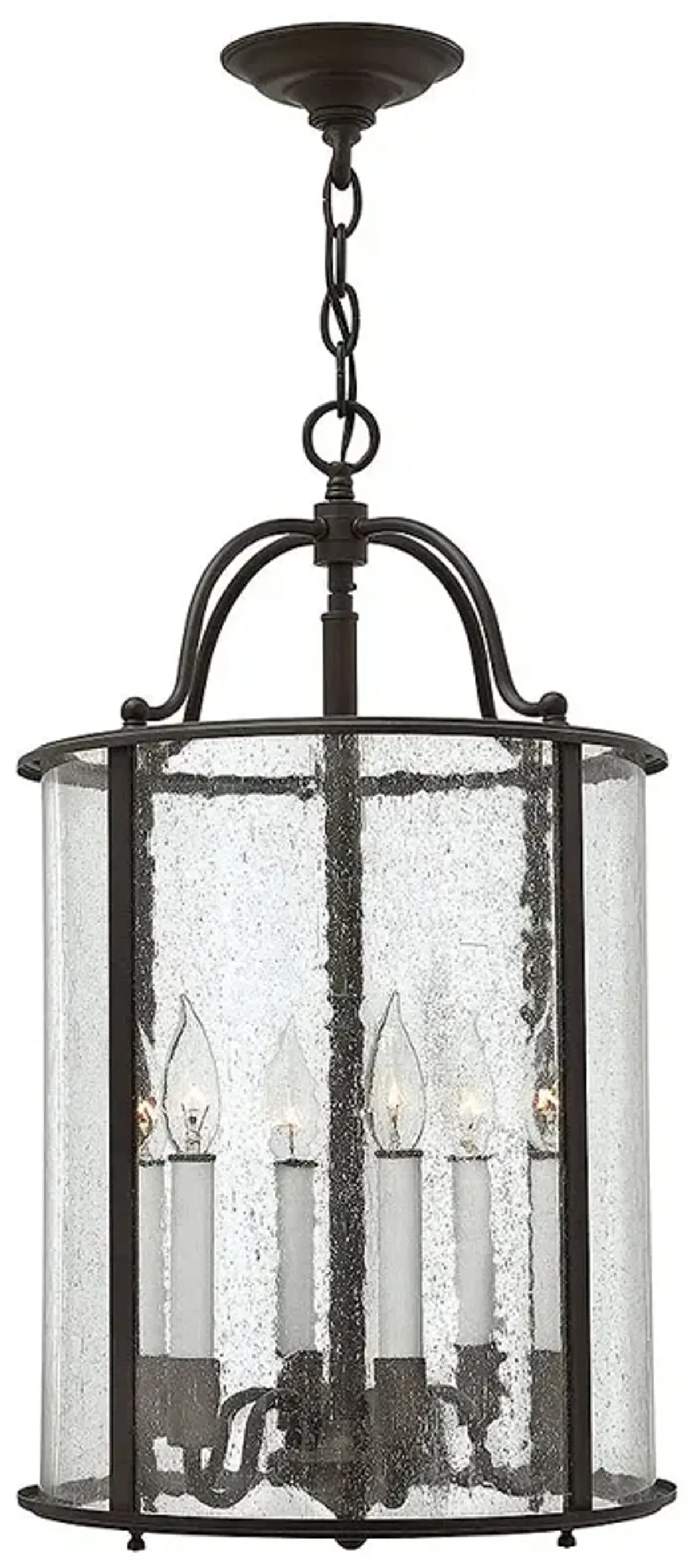Hinkley Gentry 14" Wide Olde Bronze 6-Light Pendant
