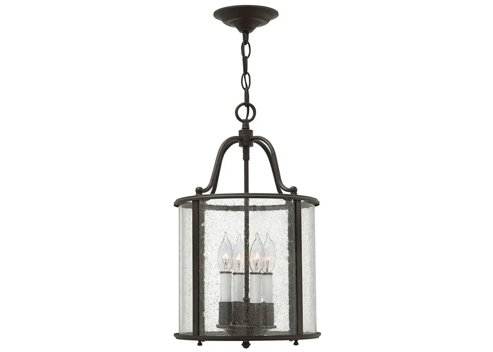 Hinkley Gentry 12" Wide Olde Bronze Hanging Foyer Light Pendant