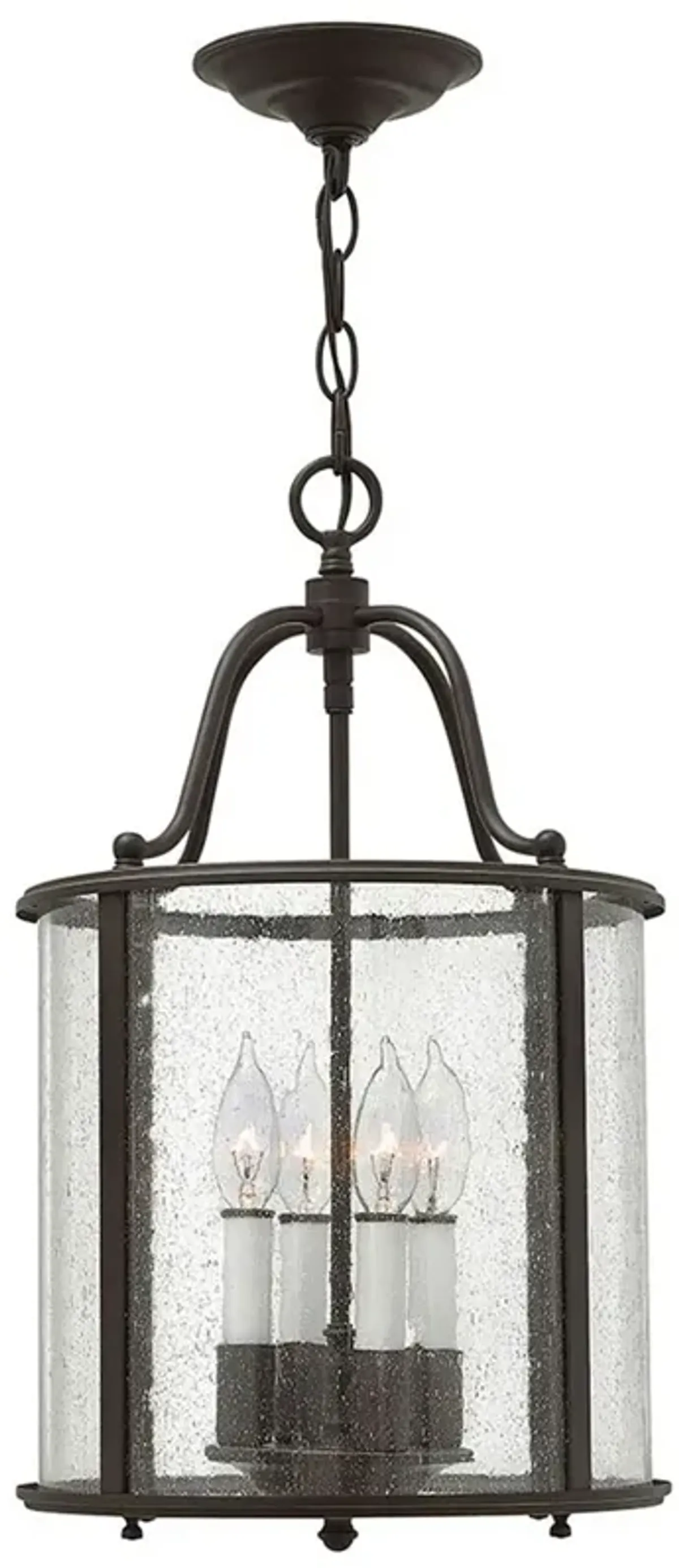 Hinkley Gentry 12" Wide Olde Bronze Hanging Foyer Light Pendant