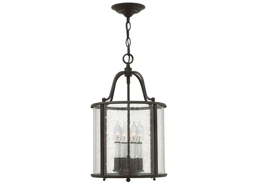 Gentry 19 3/4" High Olde Bronze Outdoor Hanging Light