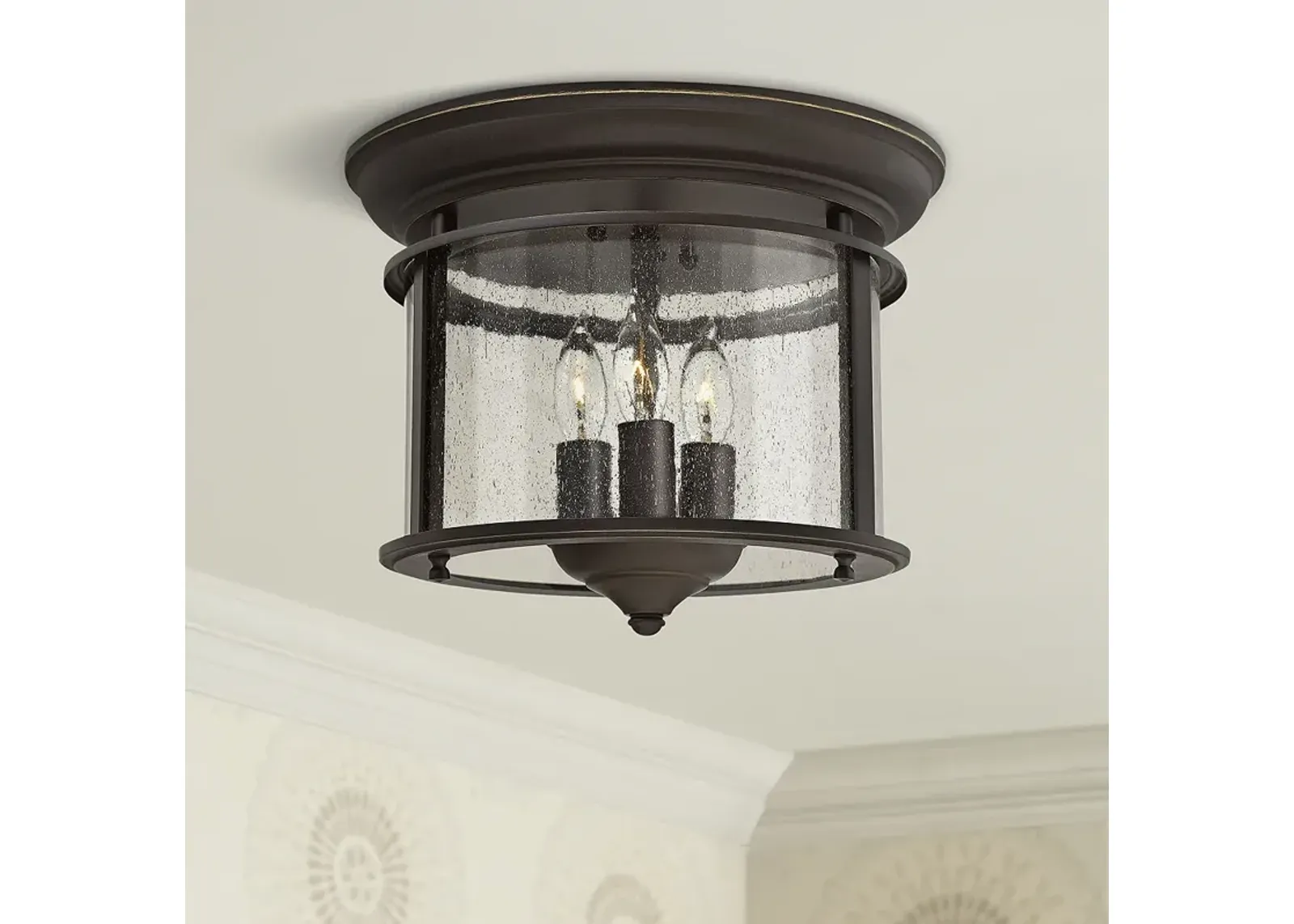 Hinkley Gentry 9 1/2" Wide Olde Bronze Ceiling Light