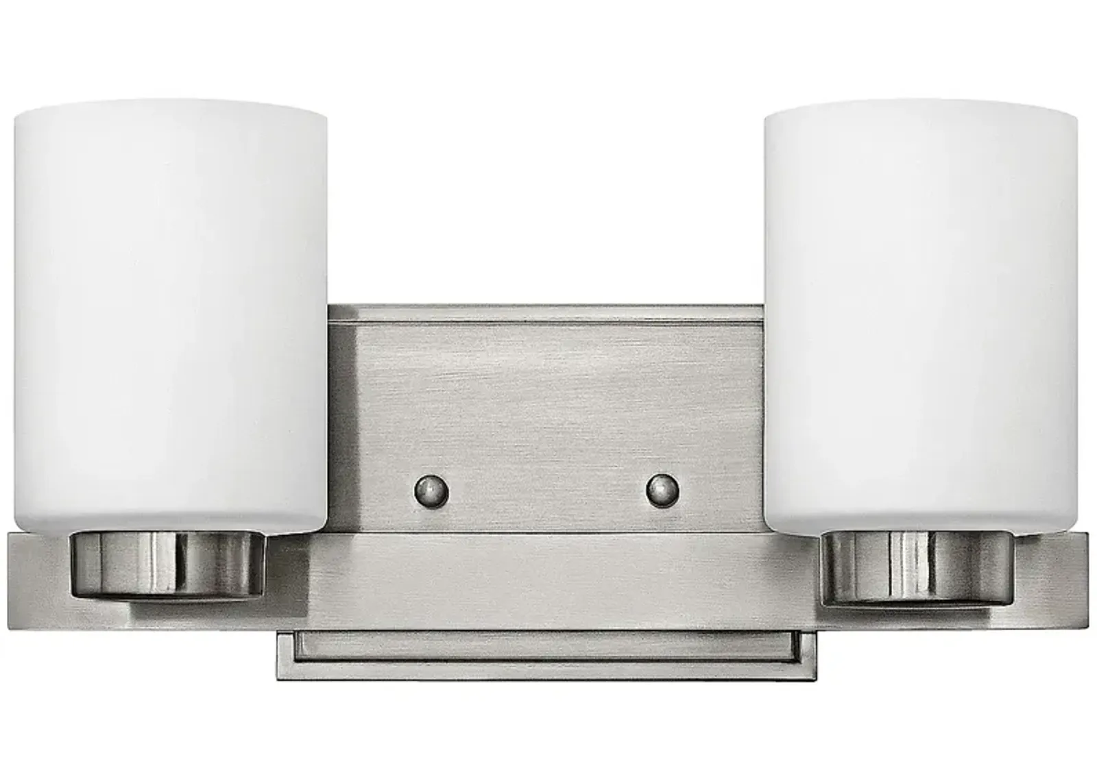 Hinkley Miley 13" Wide Brushed Nickel 2-Light Bath Light