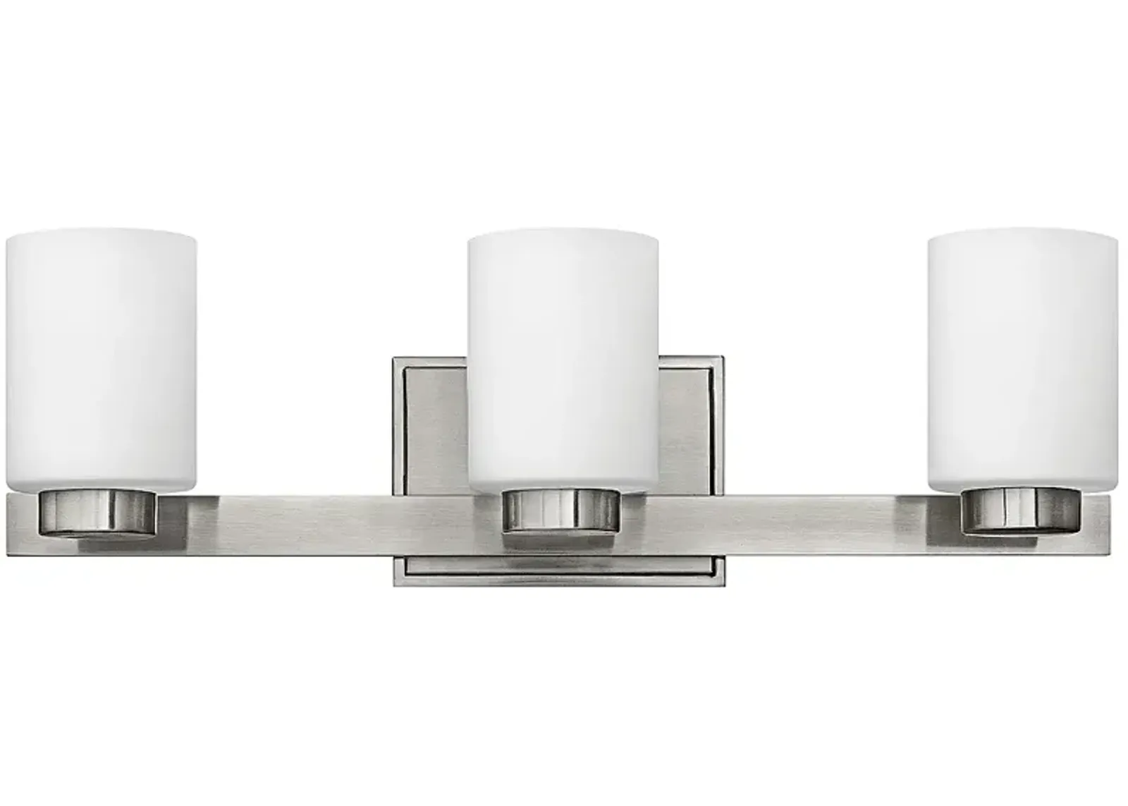 Hinkley Miley 21 1/2" Wide Brushed Nickel 3-Light Bath Light