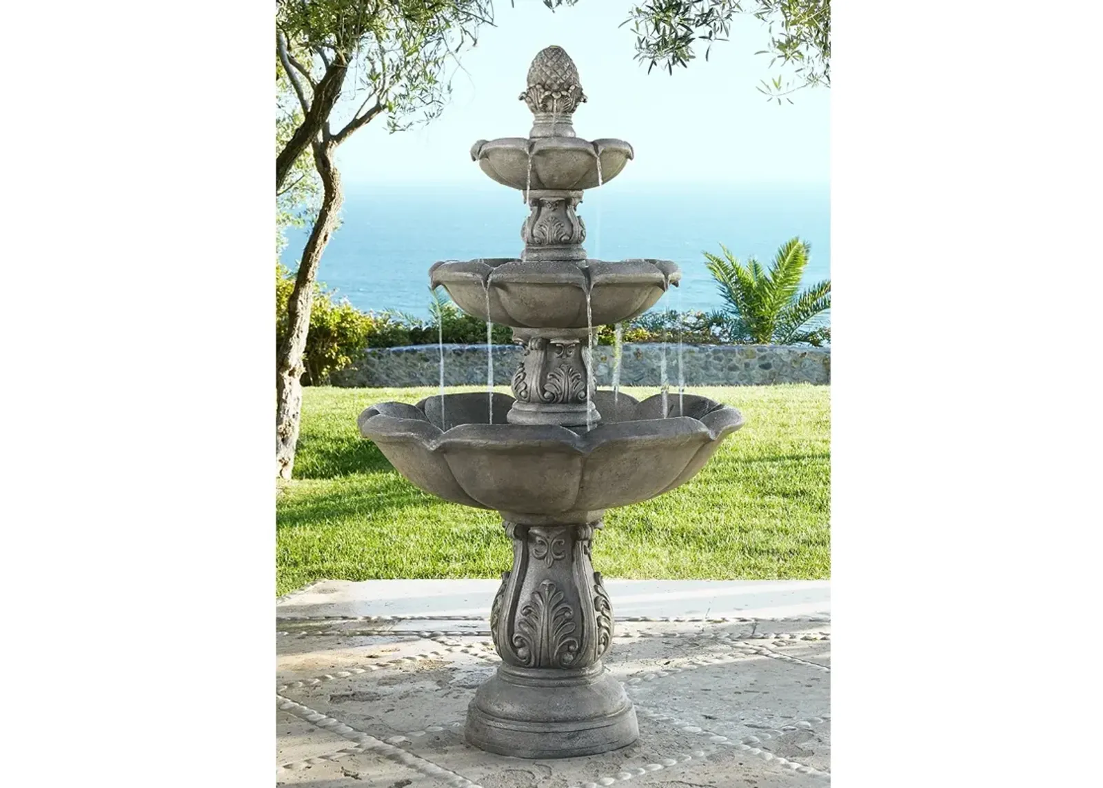 Browning Three-Tier 65" High Traditional Fountain