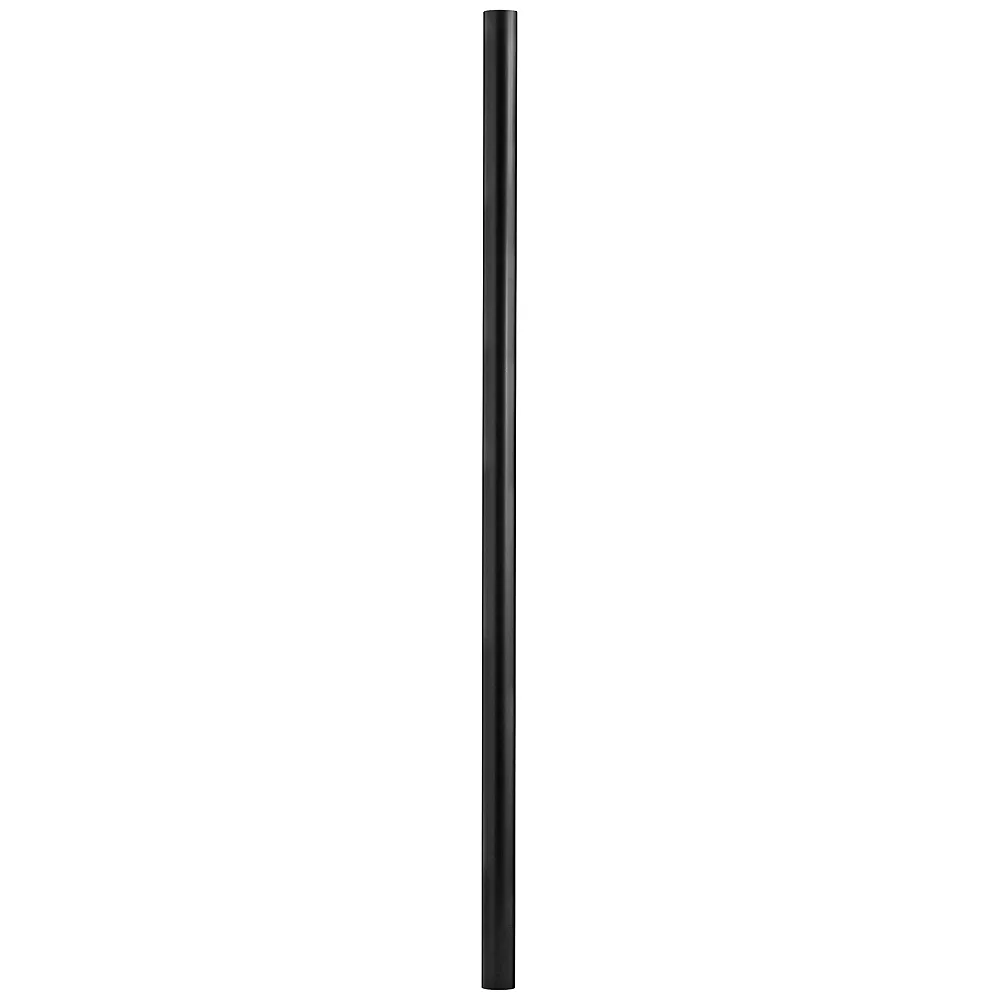 Black 120" Direct Burial Post with Photocell