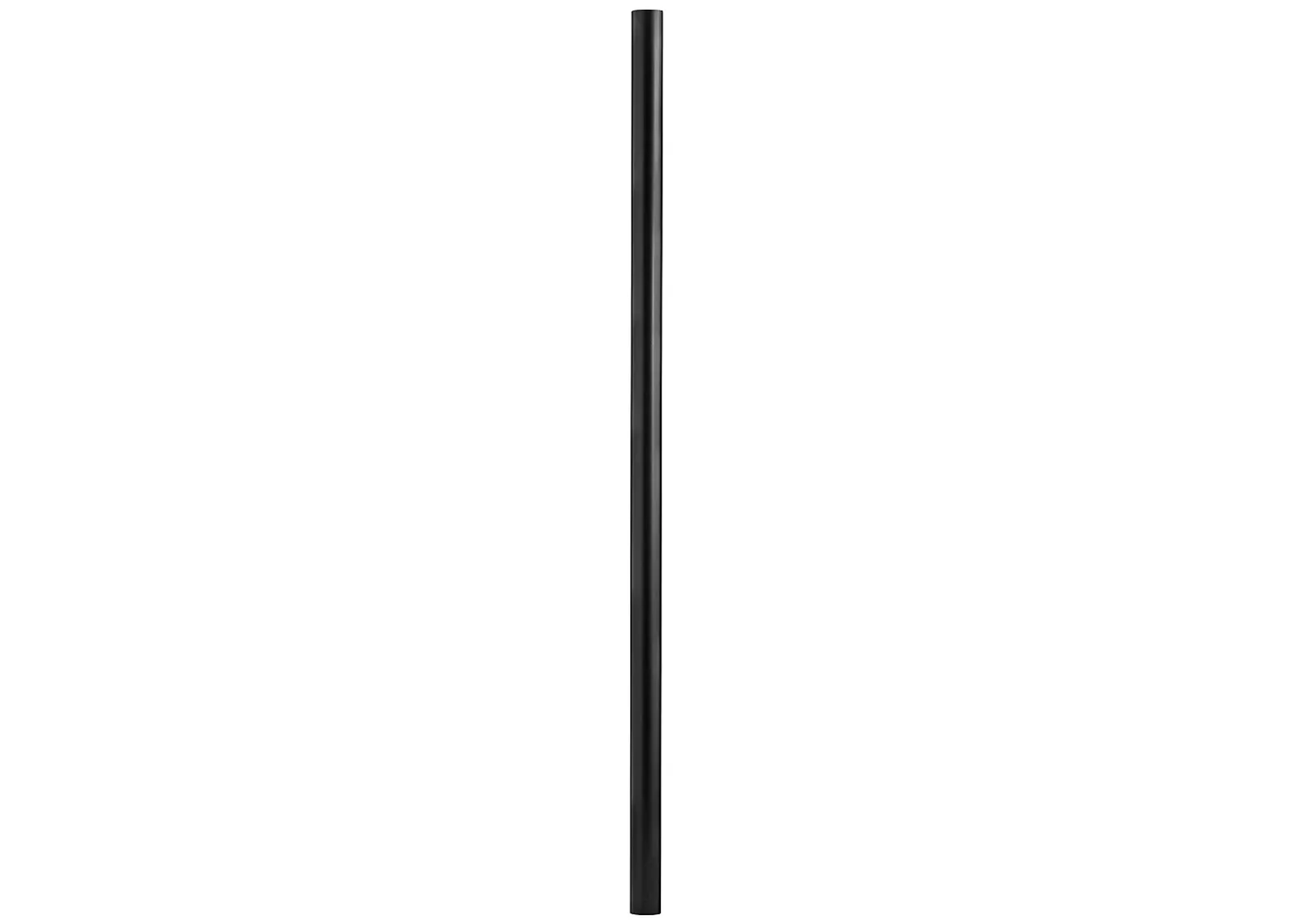 Black 120" Direct Burial Post with Photocell