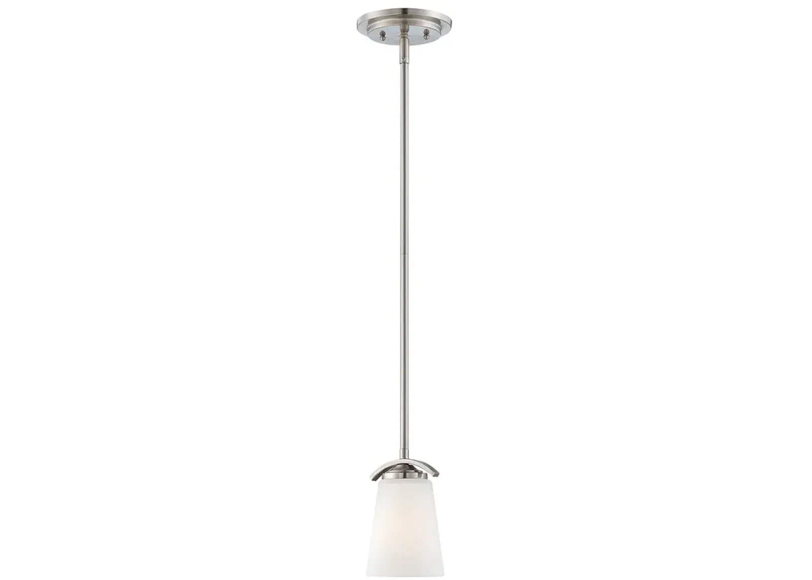 Minka-Lavery Overland Park 1-Light Brushed Nickel Mini Pendant