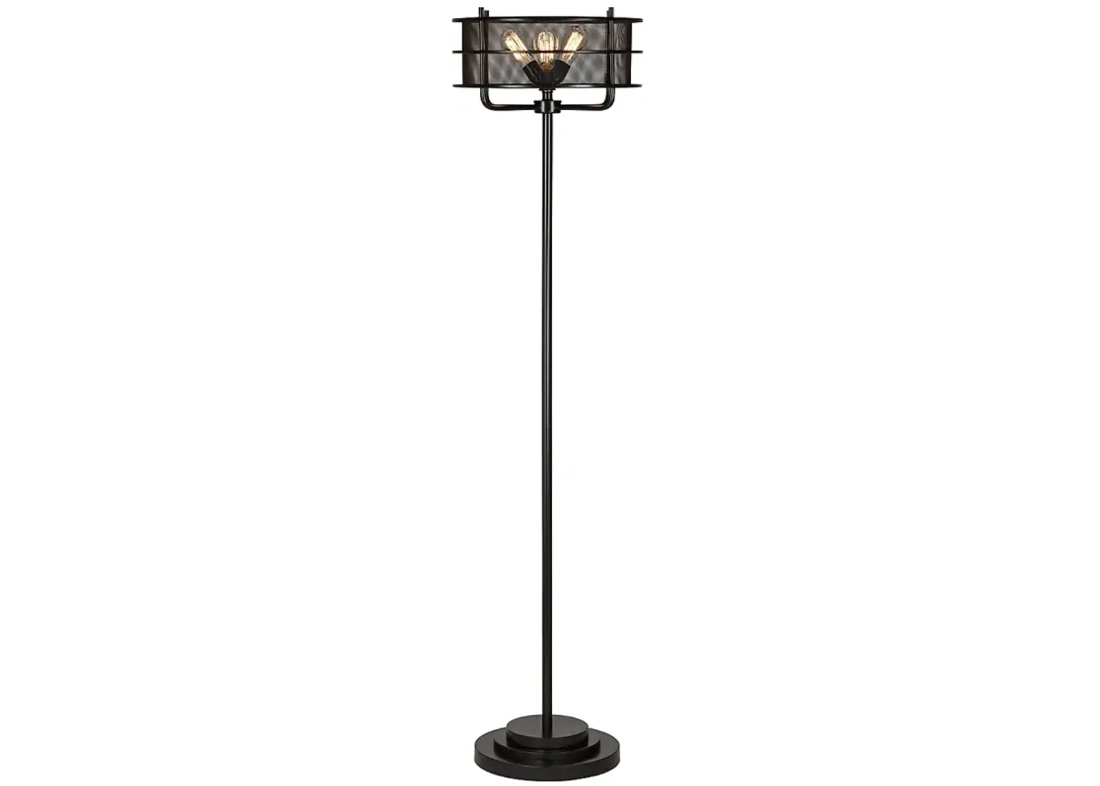 Franklin Iron Works Ovation 72" High Modern Industrial Floor Lamp