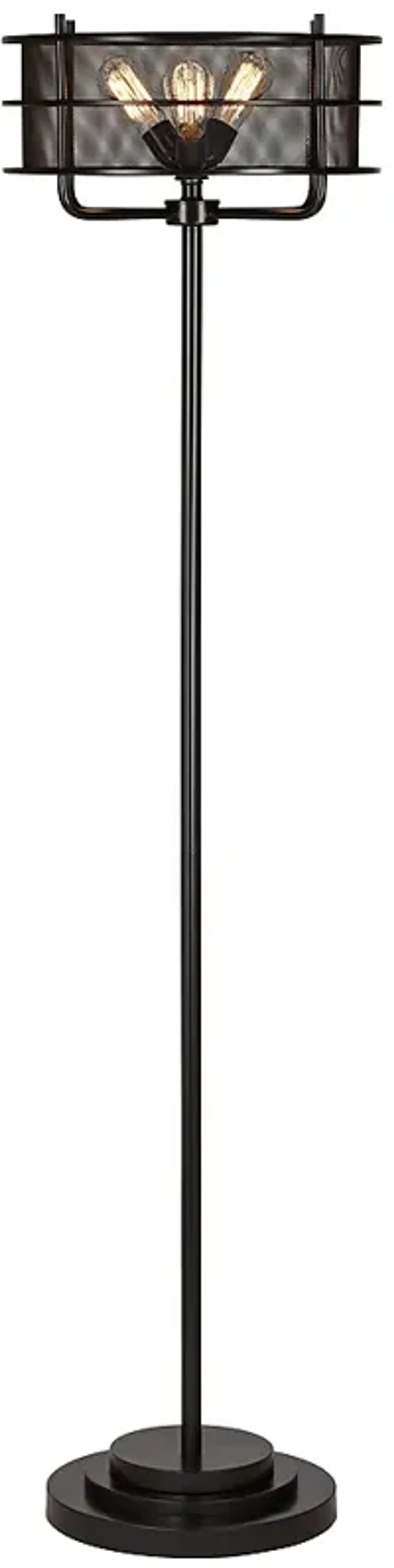 Franklin Iron Works Ovation 72" High Modern Industrial Floor Lamp