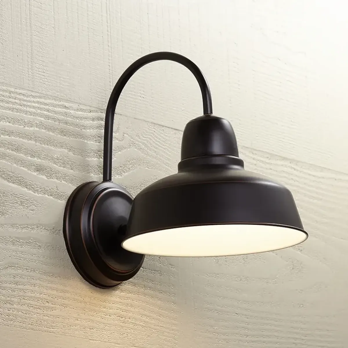 Urban Barn Collection 13" High Bronze Outdoor Wall Light