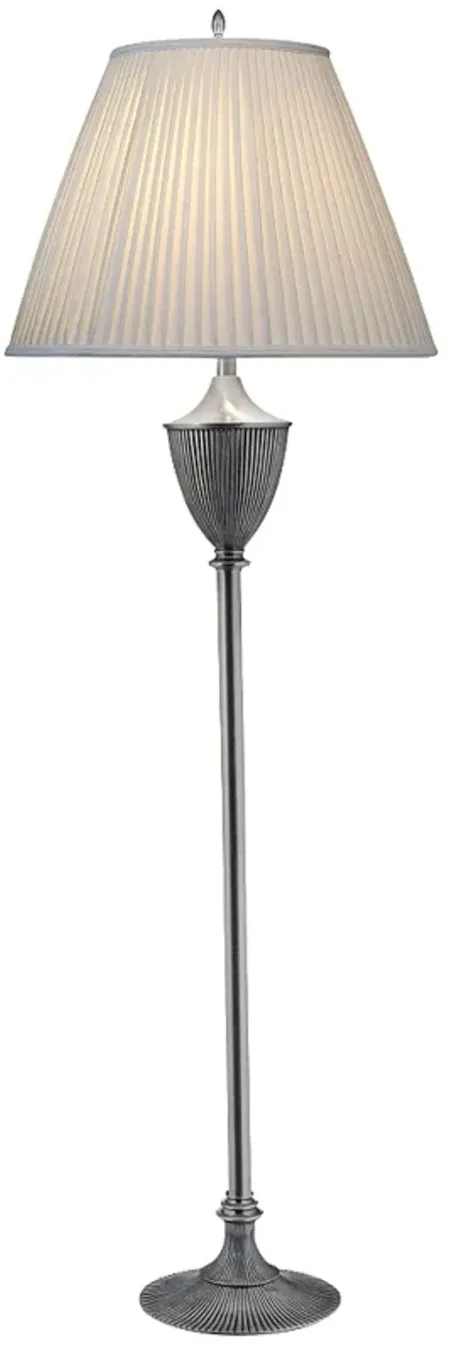 Stiffel 65" High Urn Style Pewter Traditional Floor Lamp
