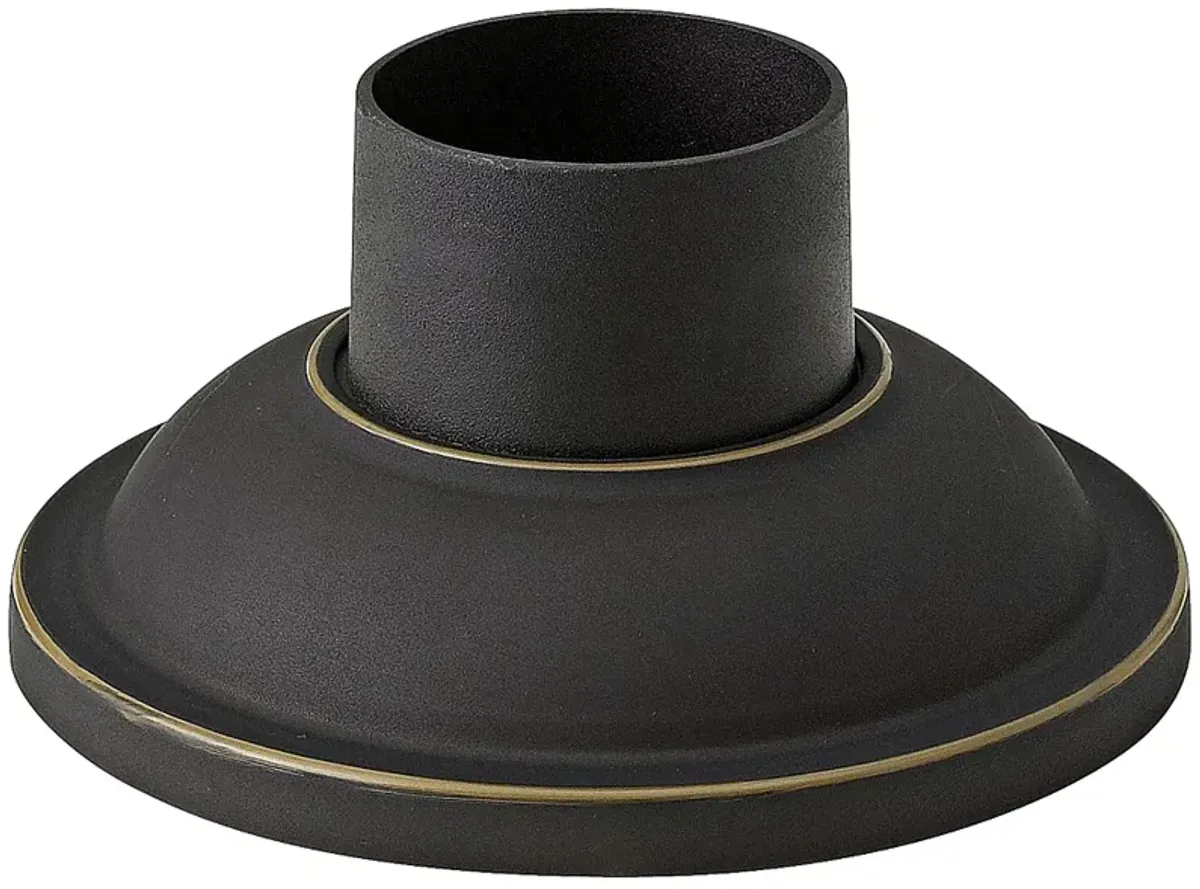 Pier Mount Fitter Base Smooth Oil-Rubbed Bronze Finish