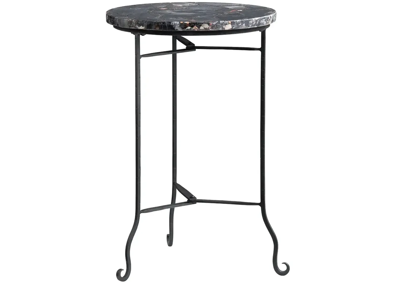 Crestview Collection Pennington Petrified Wood Accent Table