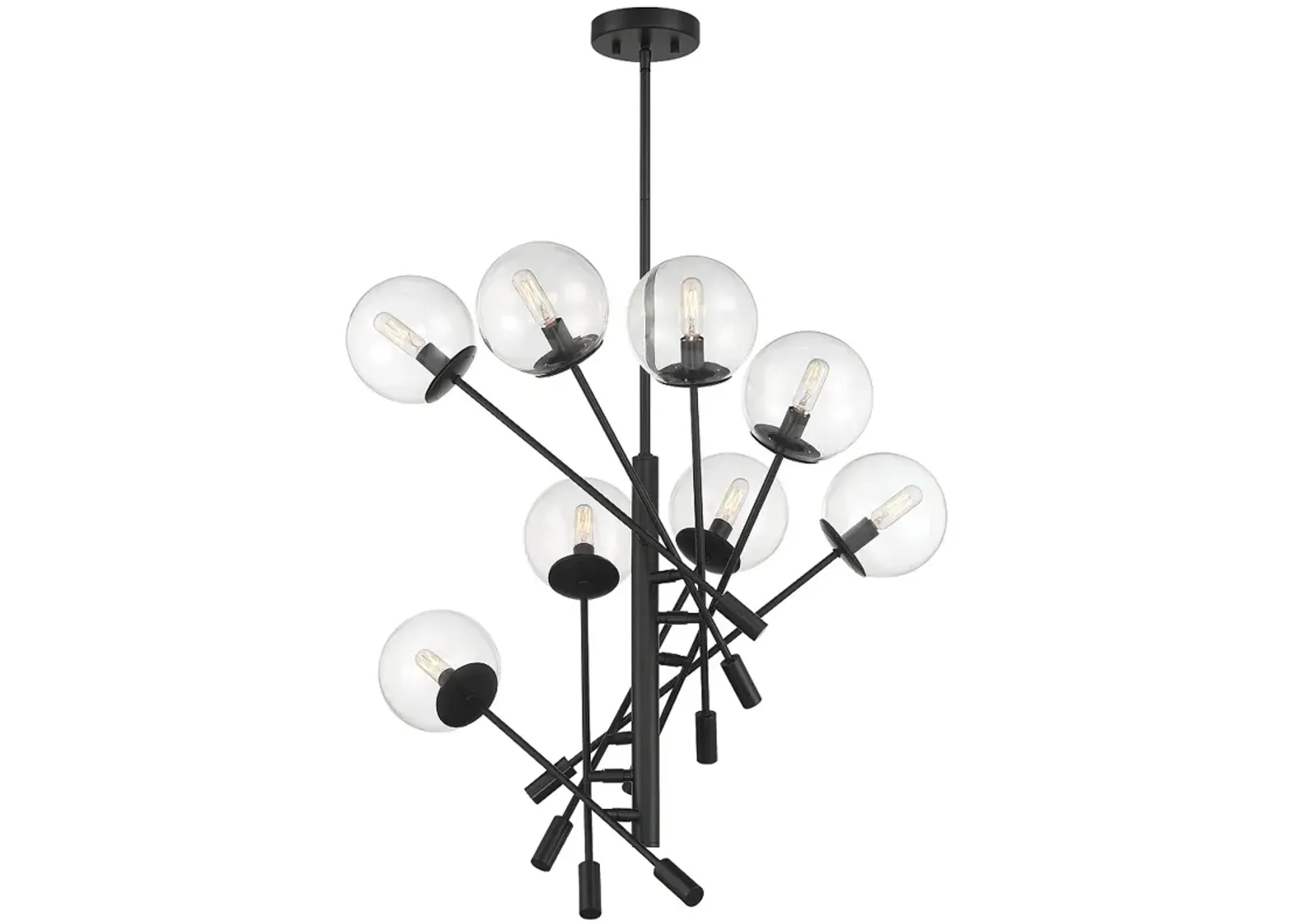 Auresa 32" Wide Coal 8-Light Pendant