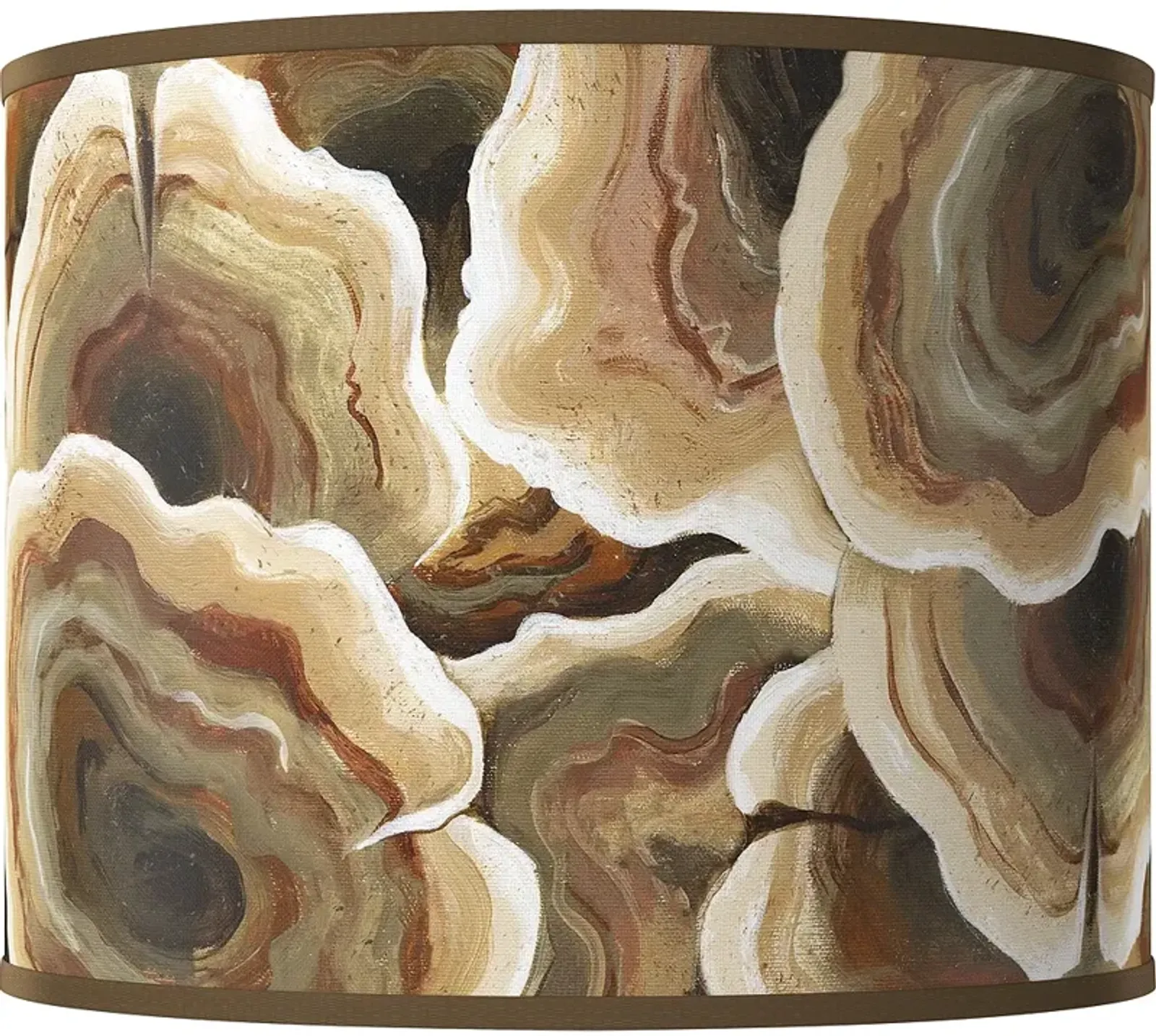Ruffled Feathers Giclee Round Drum Lamp Shade 14x14x11 (Spider)
