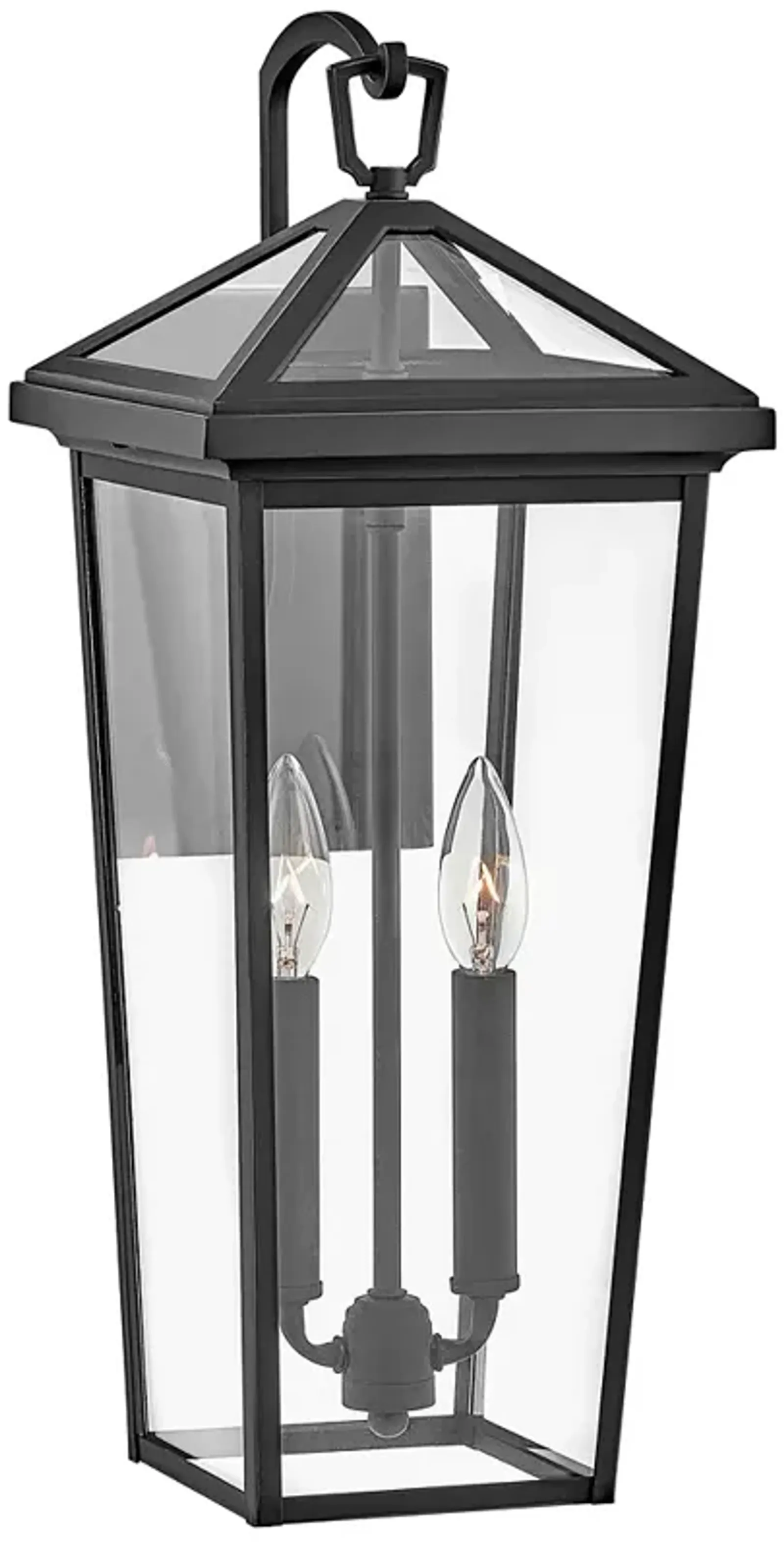 Alford Place 20"H Museum Black 2-Light Outdoor Wall Light