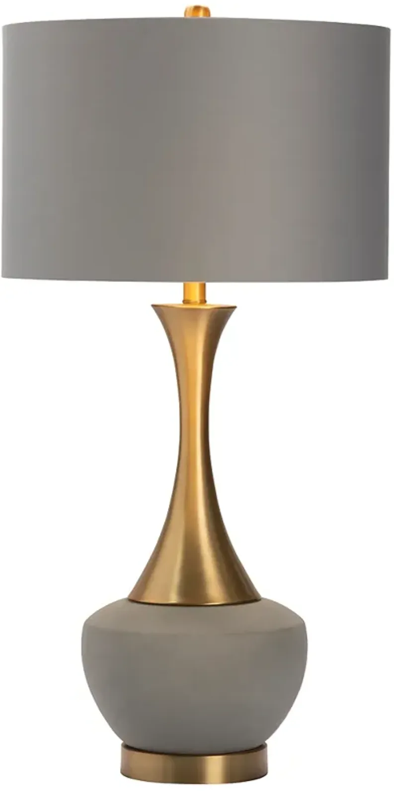 Crestview Collection Romia 34 1/2" Gray Modern Ceramic Table Lamp