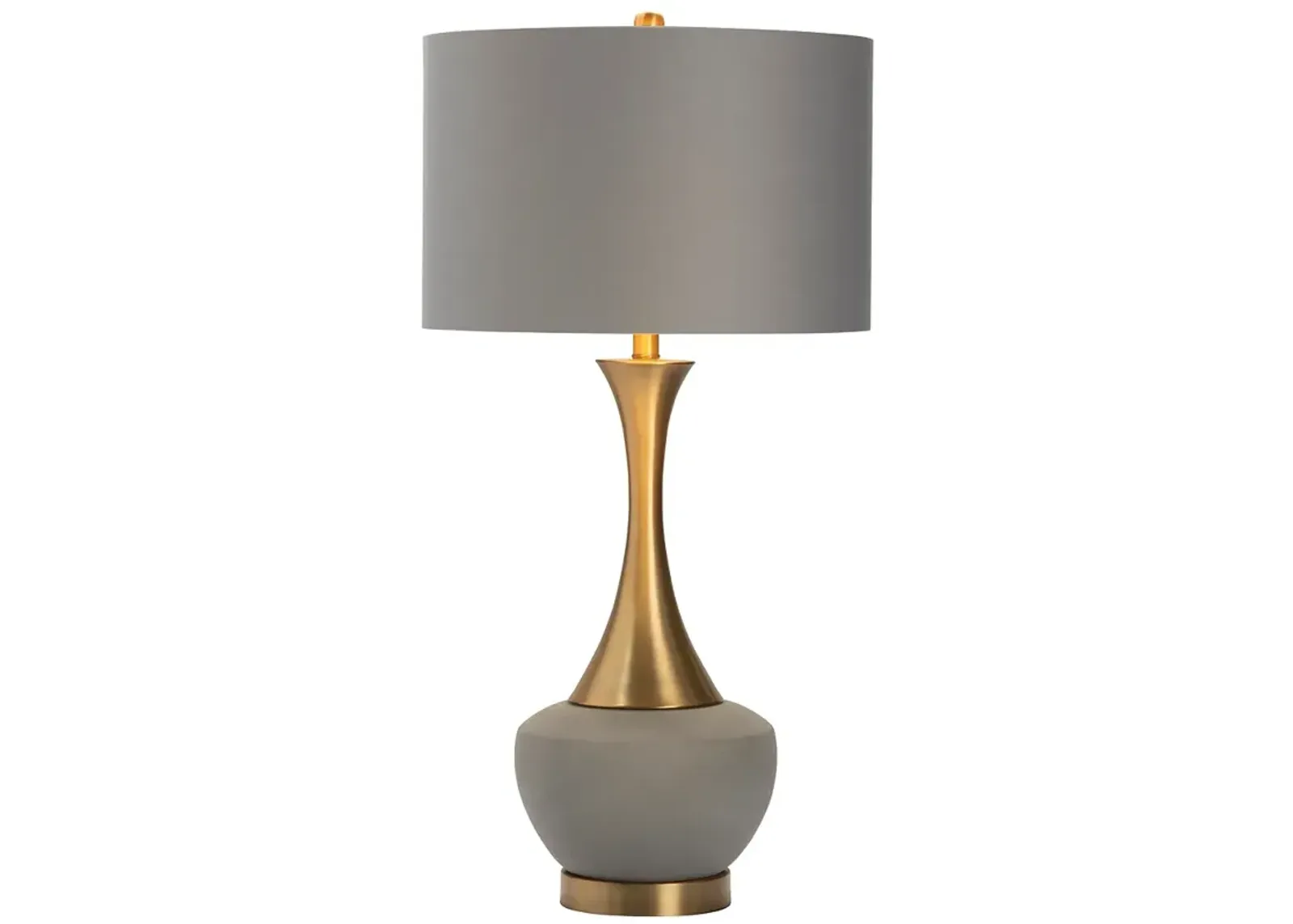 Crestview Collection Romia 34 1/2" Gray Modern Ceramic Table Lamp