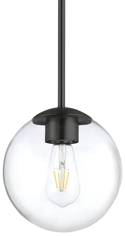 Minka Lavery  Auresa 1-light Coal Globe Mini Pendant to Semi-Flush