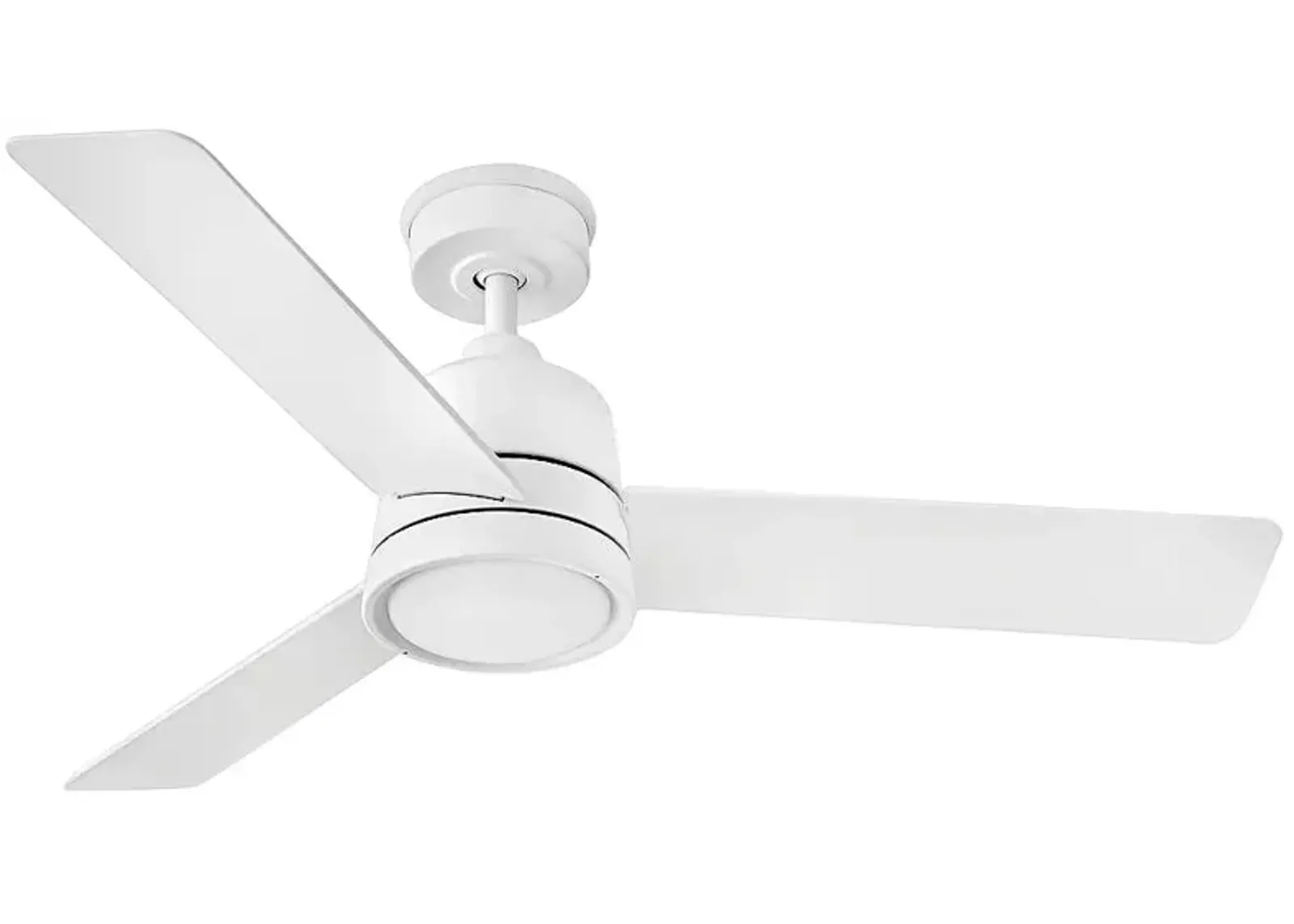 48" Hinkley Chet LED Wet Rated Matte White Ceiling Fan with Remote