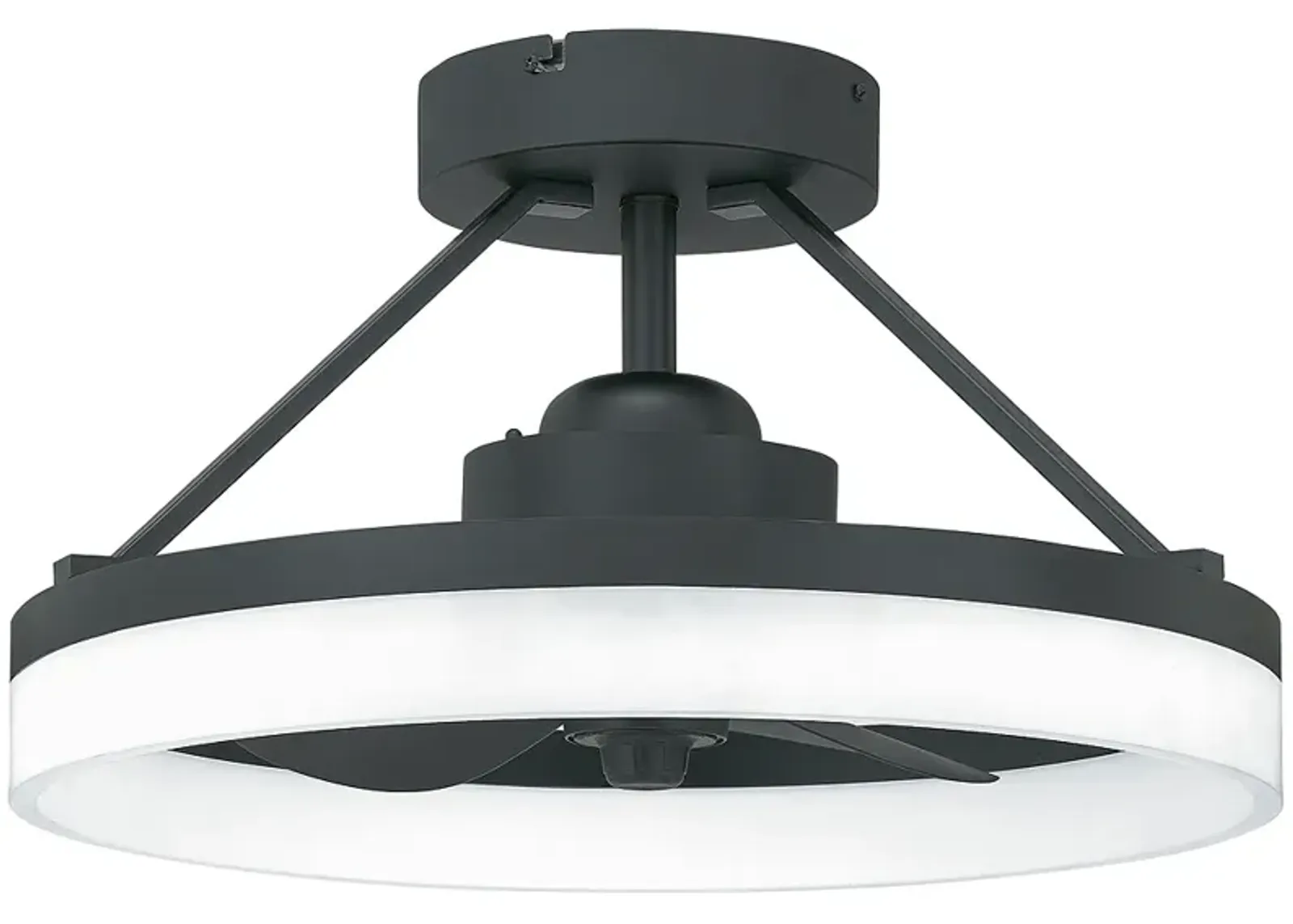 14" Quoizel Cohen Oil-Rubbed Fandelier LED Ceiling Fan with Remote