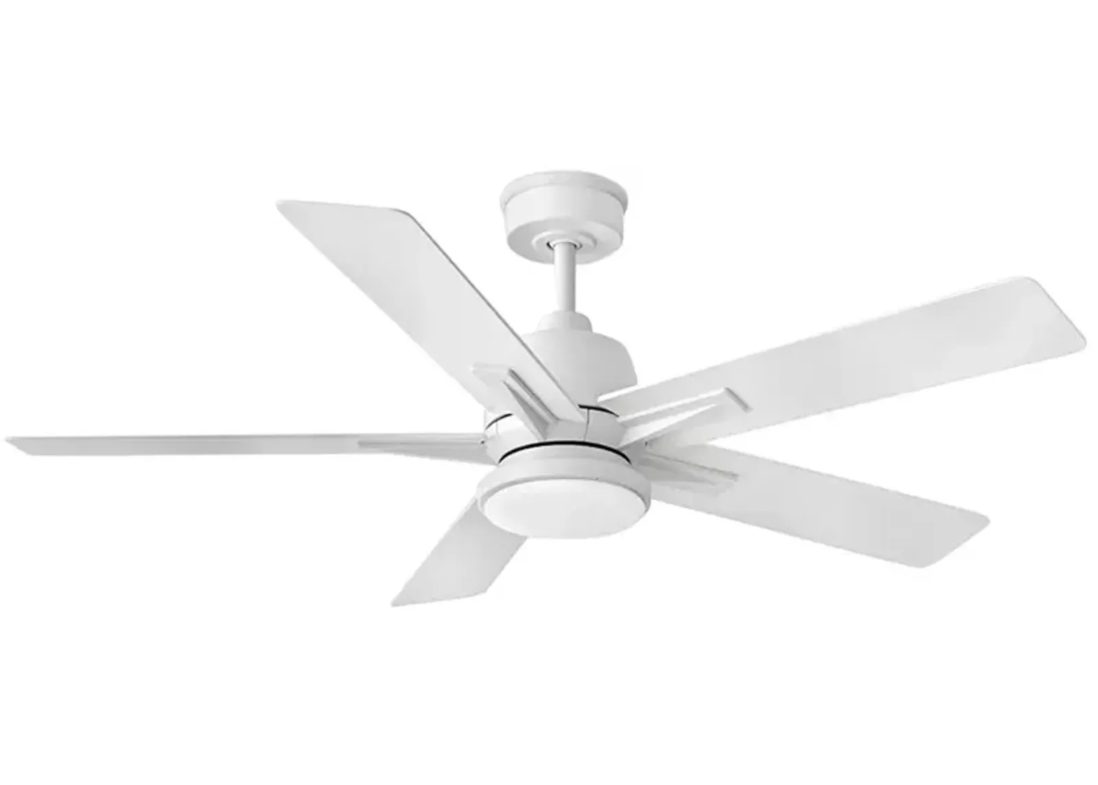 52" Hinkley Alta LED Wet Rated 5-Blade Matte White Smart Ceiling Fan