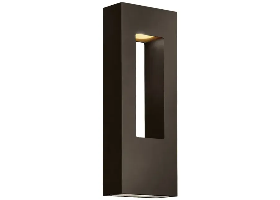 Hinkley Atlantis 16" High Bronze ADA Socketed LED Outdoor Wall Light