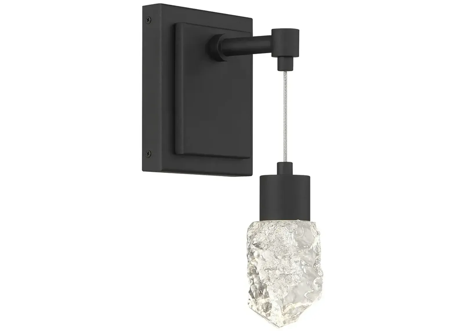 George Kovacs Kosmyc 1-Light Sand Black LED Wall Sconce